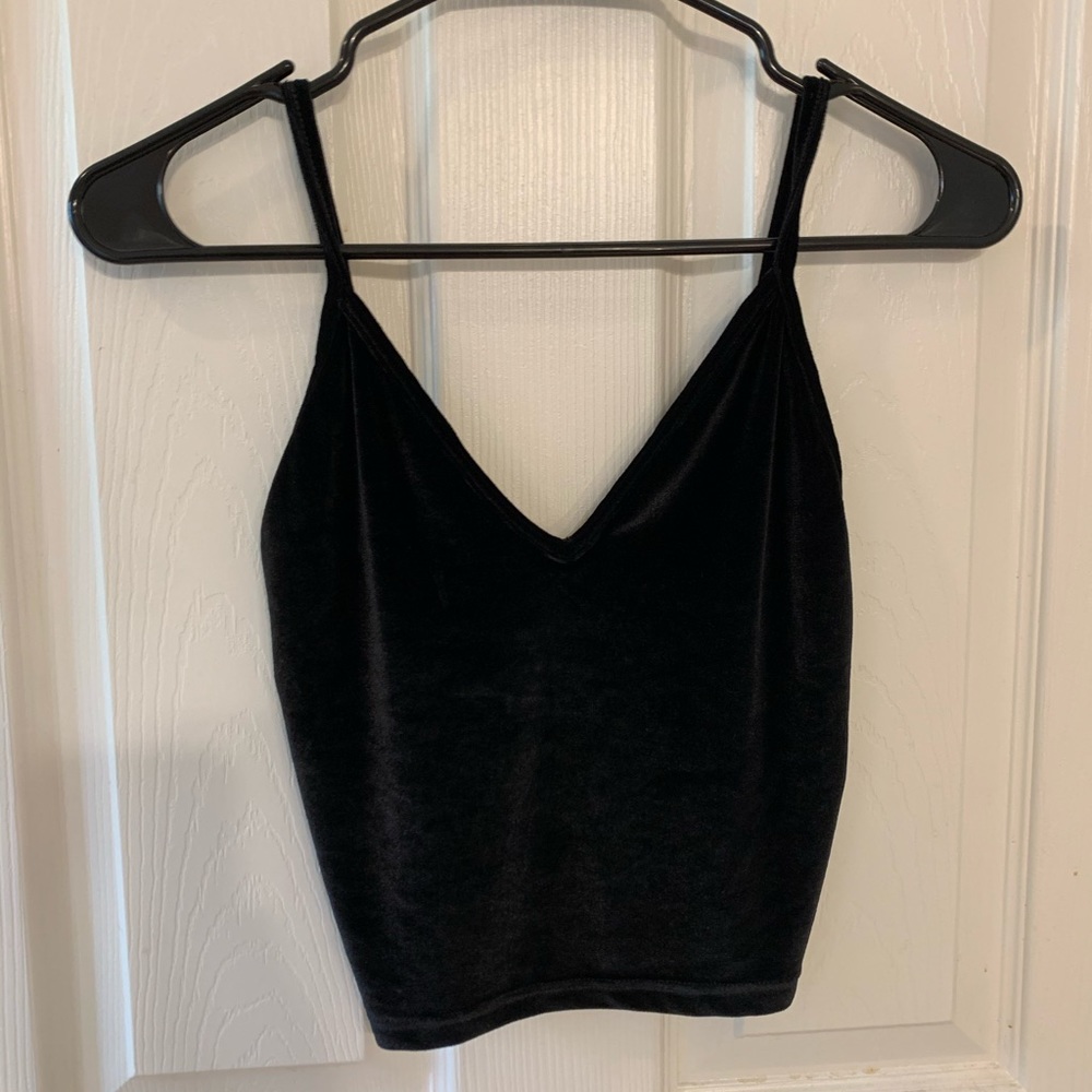 Brandy Melville velvet tank top